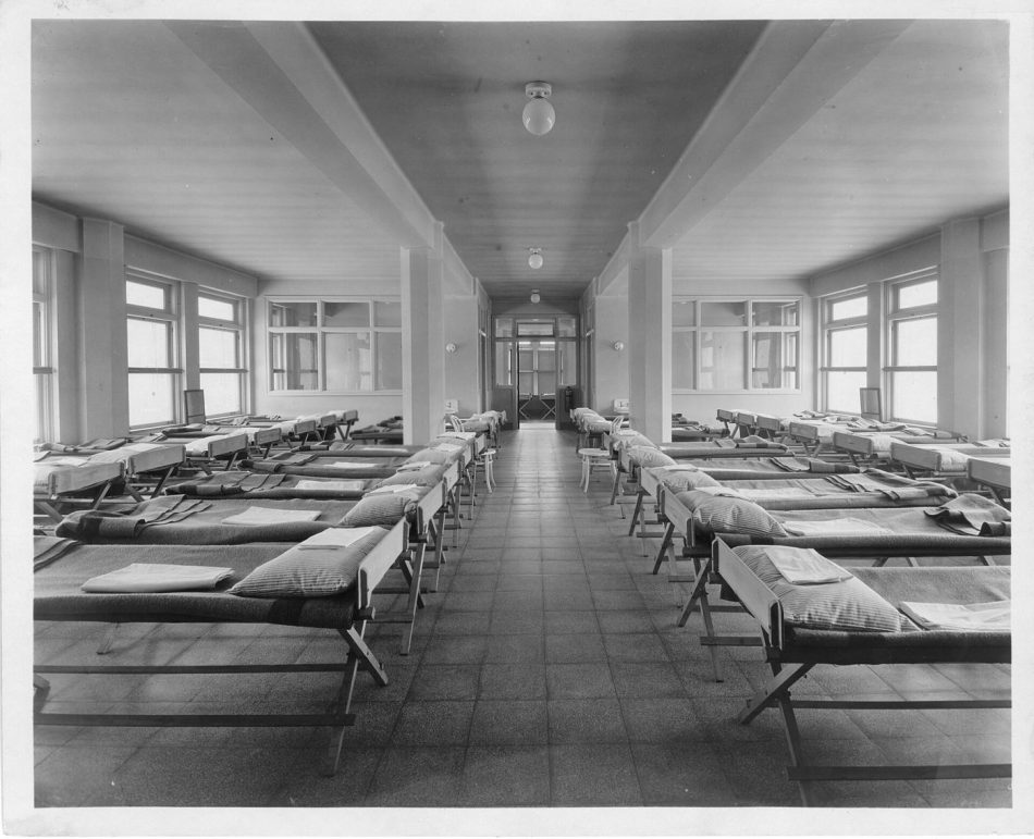 A modern hospital ward